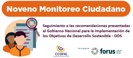 Noveno Monitoreo Ciudadano - Seguimiento a las recomendaciones presentadas  al Gobierno Nacional para la implementacin de  los ODS